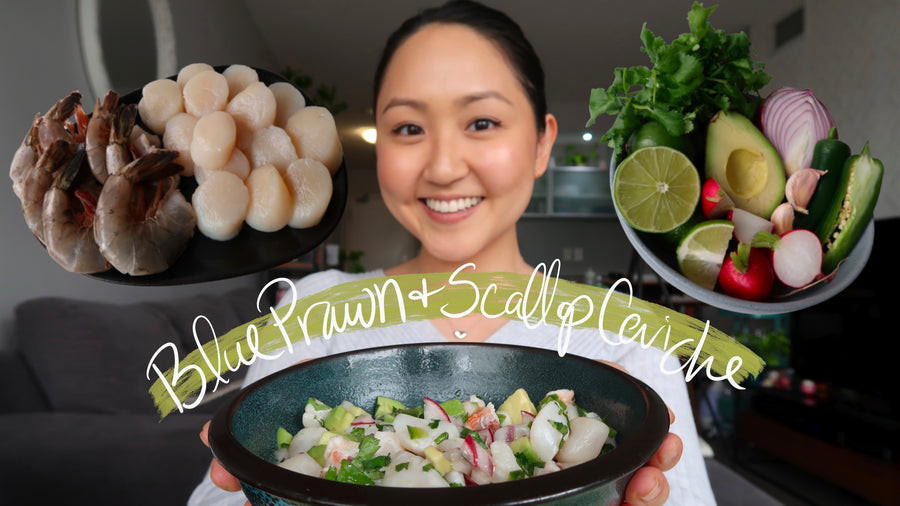 Blue Prawn and Scallop Ceviche