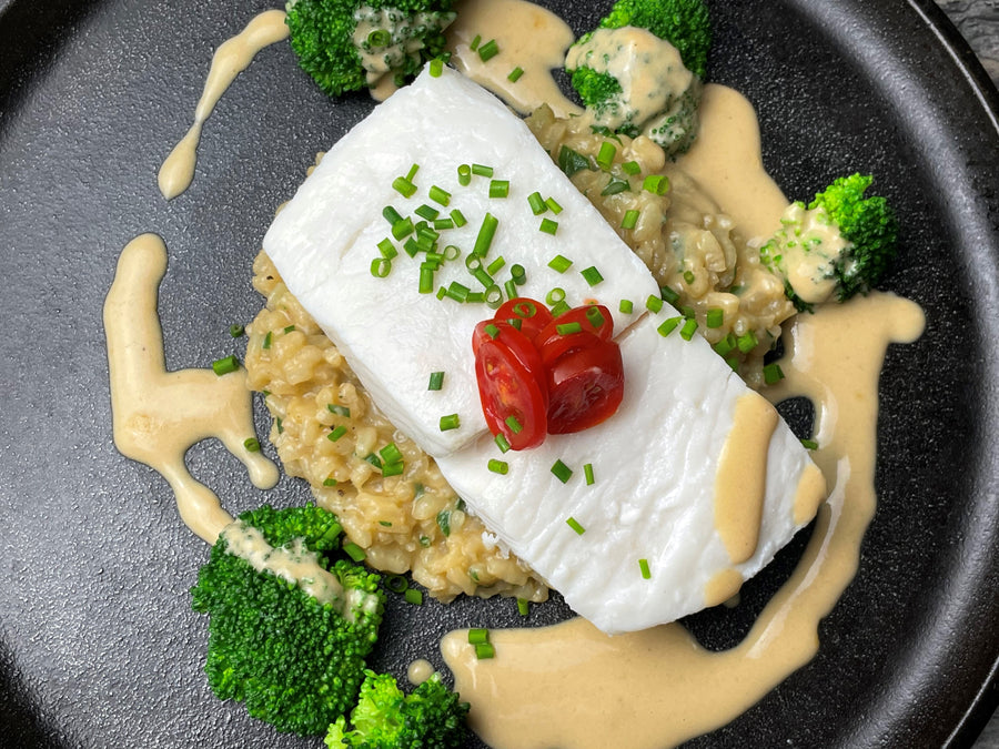 Spot Prawn Bisque Risotto