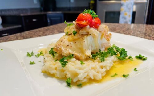 Lemon Butter Baked Pacific Cod