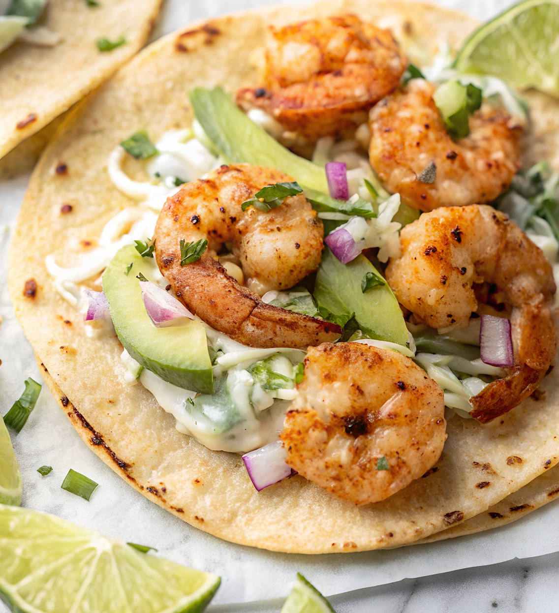 Zesty Shrimp Tacos