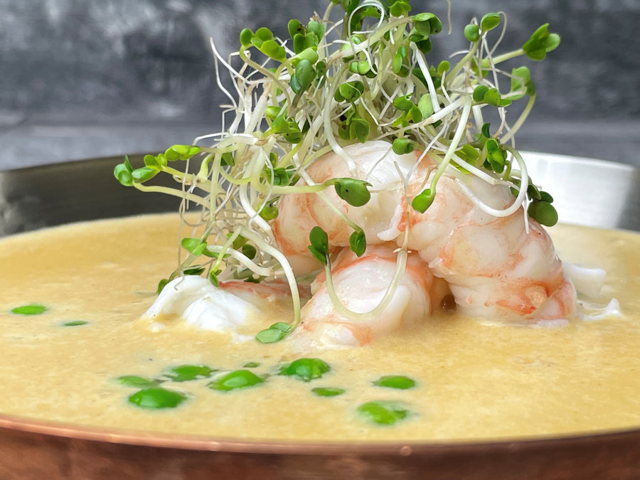 Creamy Spot Prawn Bisque