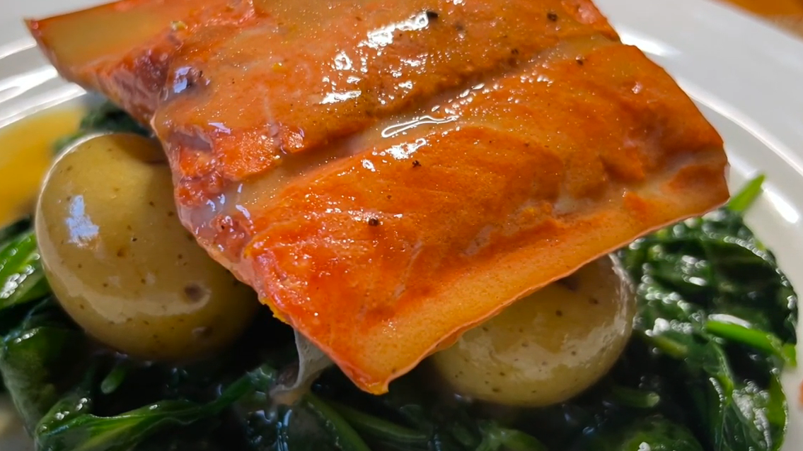 Irish Whiskey Marinated Wild Pacific Salmon