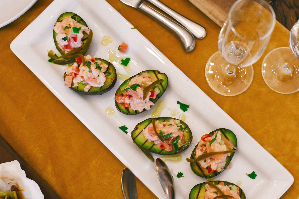 Grilled Avocados With Wild Ocean Shrimp · Seafood Naturally