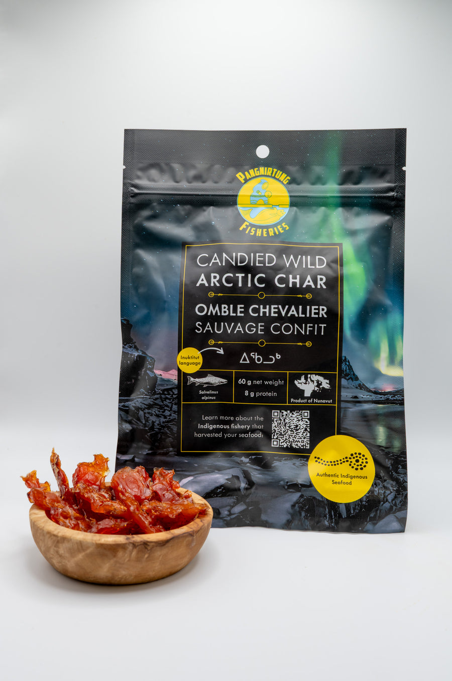 Wild Candied Arctic Char - indigenous, jerky