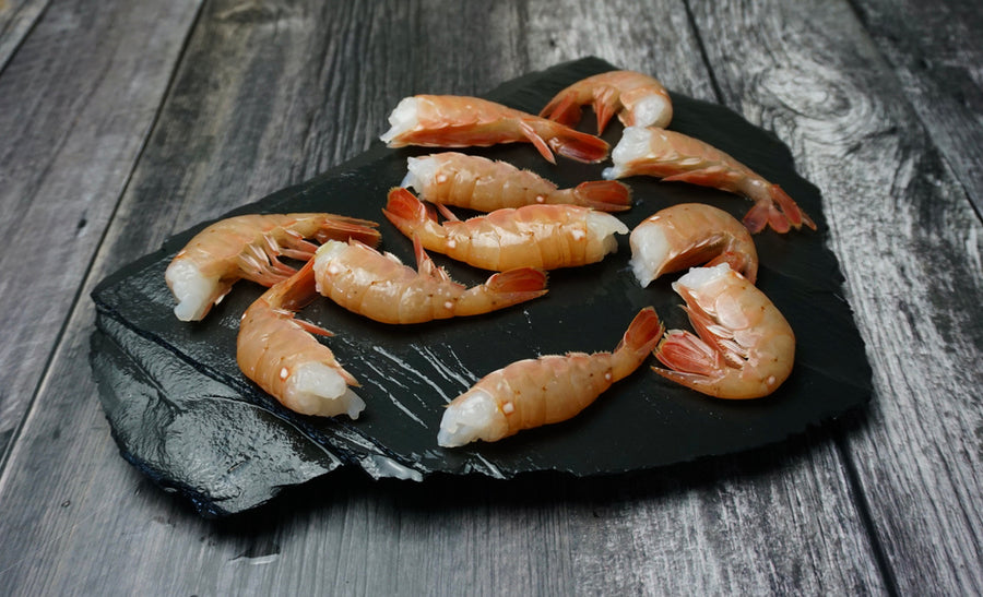 Wild BC Spot Prawn - Frozen, healthy, 1/2lb tub