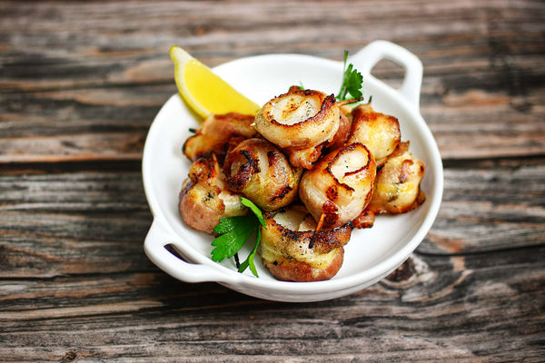 Bacon Wrapped Hokkaido Scallops